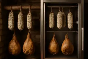 Affinatura dei salumi: la differenza tra cantina e armadio che cambia tutto nel gusto