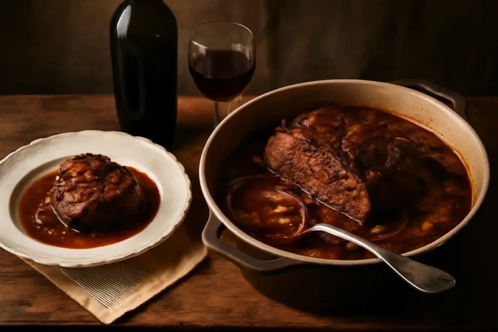 Storia del brasato al Barolo: l’aneddoto piemontese che ha conquistato tutta Italia
