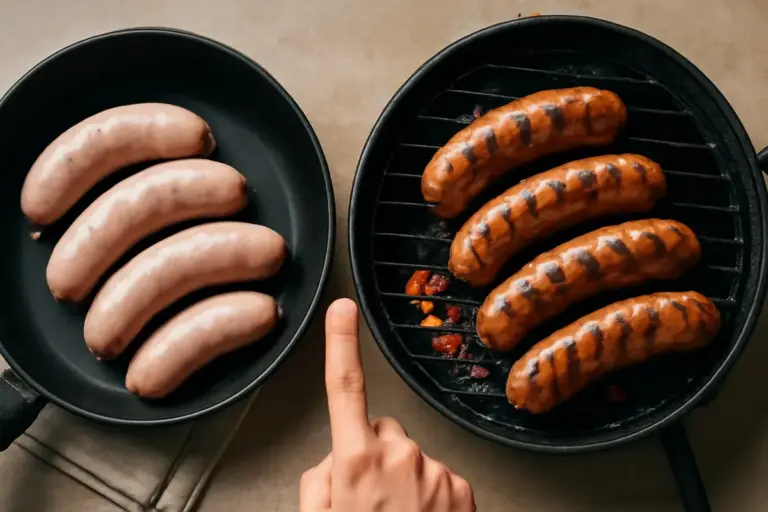 Salsiccia fresca in padella o al barbecue? Prova le differenze e trova la tua preferita