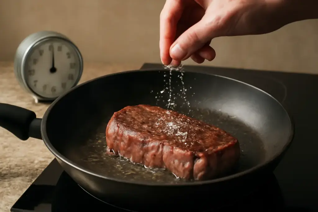Quando salare la carne in padella? La tempistica che fa la differenza in cottura