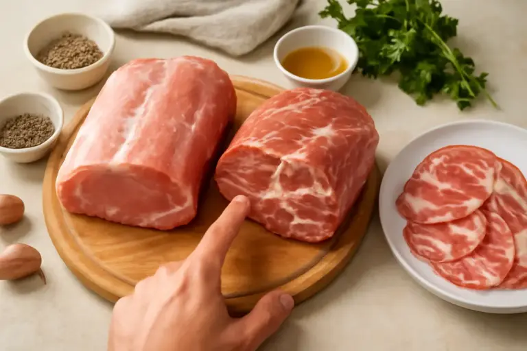 Capocollo o lonza: come distinguere i tagli e abbinarli meglio nelle ricette