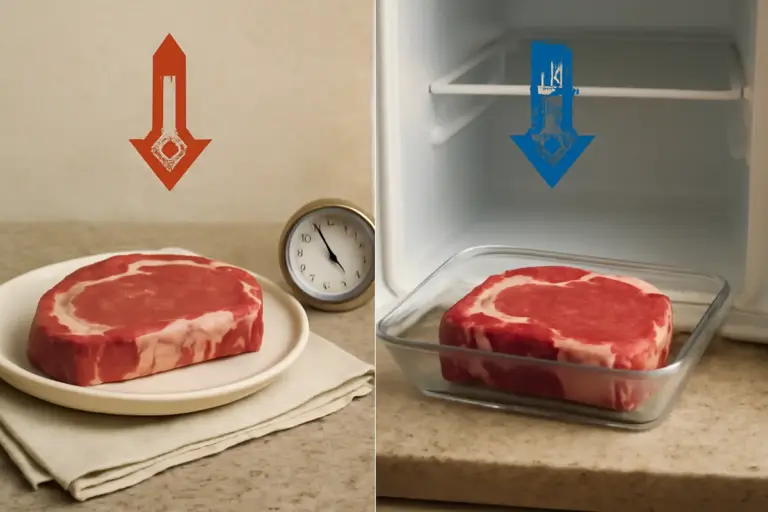 Temperatura ambientale o da frigo: come preparare la carne prima della cottura