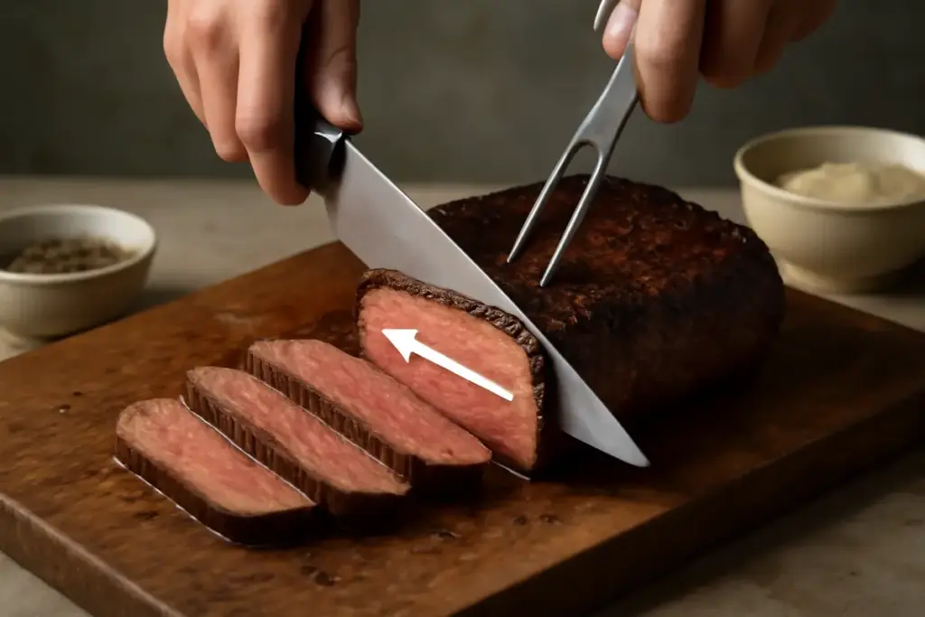 Tagliare la carne controfibra: perché questa tecnica esalta tenerezza e sapore