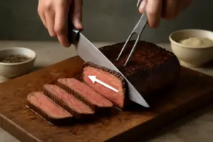 Tagliare la carne controfibra: perché questa tecnica esalta tenerezza e sapore