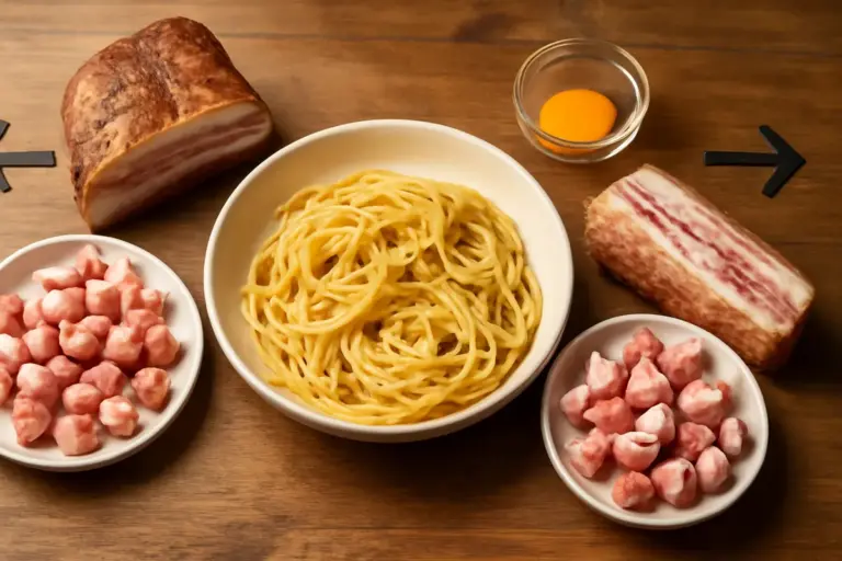 Guanciale o pancetta per la carbonara? Il dettaglio che rivoluziona il piatto